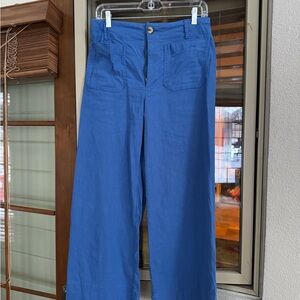 Anthropologie Maeve Blue Ankle Pants